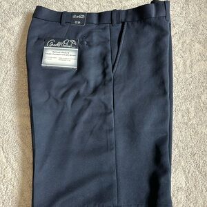 Arnold Palmer Flat Front Dress Shorts Tailored Fit in Navy Blue 36